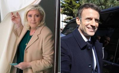 Le duel s’annonce très serré au second tour, selon les sondages: “Rien n’est joué”, admet Macron