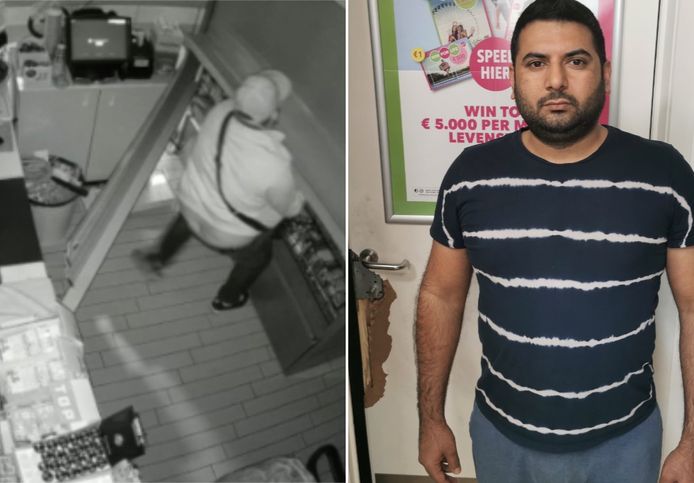 Surinderjit Singhe (rechts) kreeg woensdagnacht een inbreker over de vloer in z'n tankstation in Torhout.