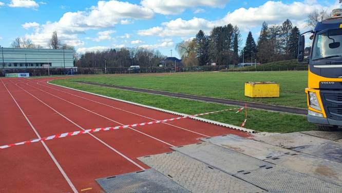 Nieuwe atletiekpiste aan Den Uyt krijgt stilaan vorm