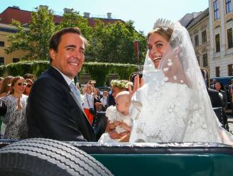 IN BEELD. Prinses Maria Annunciata van Liechtenstein stapt in het huwelijksbootje met grote Italiaanse liefde