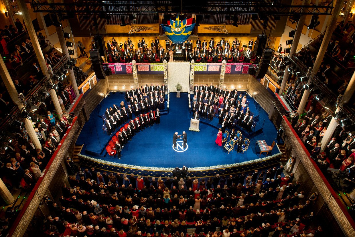 De uitreiking gebeurt telkens in de Stockholm Concert Hall.