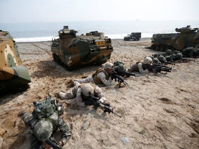 VS en Zuid-Korea beginnen grootste militaire oefening in jaren