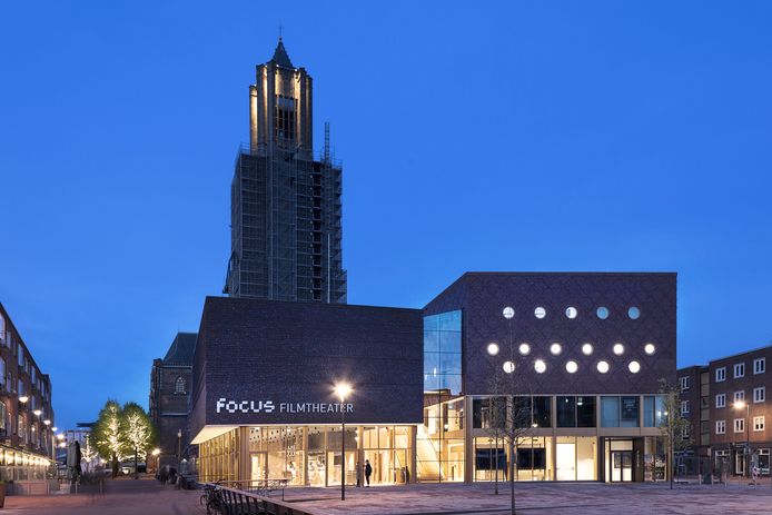 Het nieuwe Focus Filmtheater Arnhem aan het Audrey Hepburnplein.