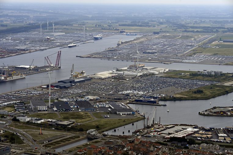 De haven van Zeebrugge. Beeld BELGA