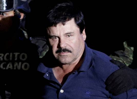 Drugsbaas Joaquin "El Chapo" Guzman werd twee jaar geleden gearresteerd.