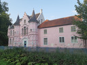 Toen het kasteel d'Oultremont nog roze was.