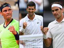 Djokovic, Nadal en Federer hebben een hele generatie tennissers uitgegumd