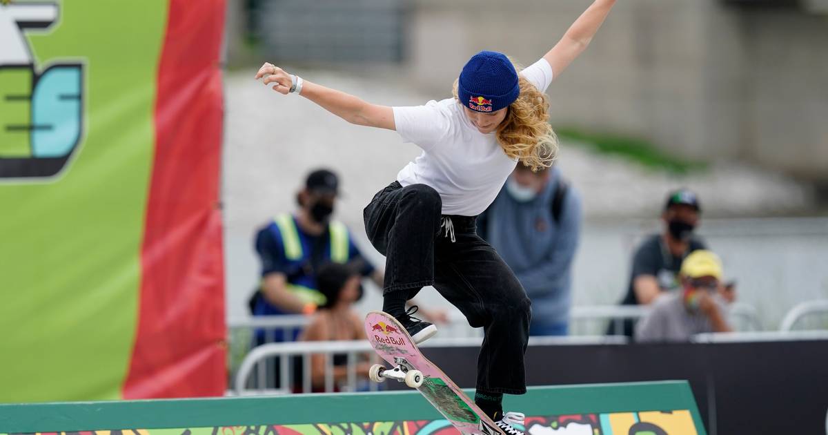 Straks Belgische Skateboarders In Tokio Lore Bruggeman Houdt Kansen Op Spelen Gaaf Met Knappe Wedstrijd In Vs Olympische Spelen Hln Be