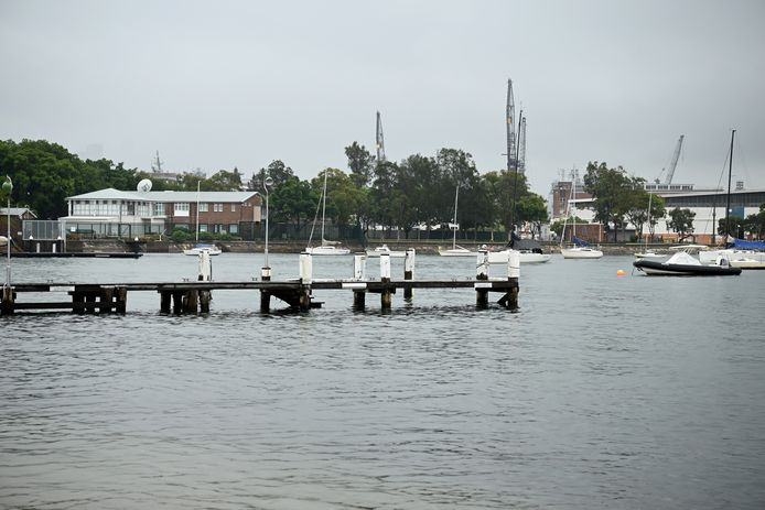 Elizabeth Bay, in de haven van Sydney.