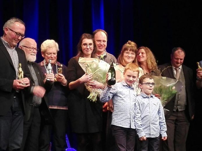 De laureaten mochten hun gouden Neus in ontvangst komen nemen.