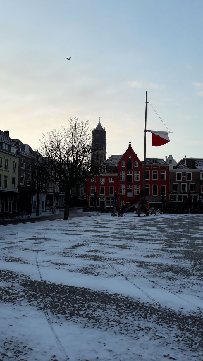 De Neude in de sneeuw