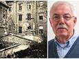 Links: het Dominicanenklooster in Huissen werd zwaar beschadigd tijdens de Tweede Wereldoorlog. Rechts: columnist Joop Brons.