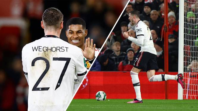 Wout Weghorst helpt Manchester United met goal aan ruime zege in League Cup