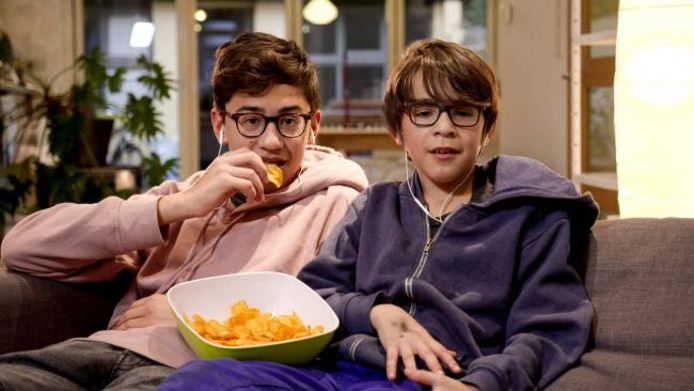 Kids stelen de show in 'Beste Kijkers': Oscar en Emilio, de zoons van Tine Embrechts