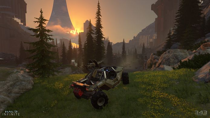 De wereld van de 'Halo'-games biedt een aparte kleurenpracht.