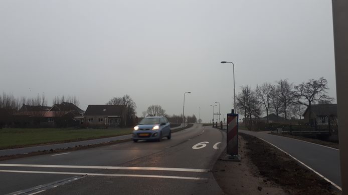 Delen van de Wervenkampweg zijn smaller.