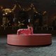 Roze beeld Aidsfonds op Beursplein al na vier dagen vernield