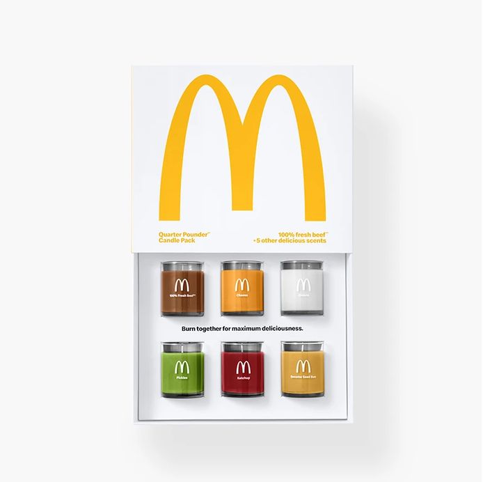 parallel Wonder galerij McDonald's brengt geurkaarsen uit die samen ruiken naar hamburger | Bizar |  hln.be
