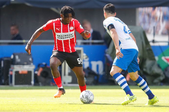 Johan Bakayoko kreeg meer dan een half uur speeltijd in Zwolle.