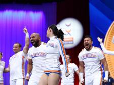 Cheerleaders negende op WK in Orlando: ‘Jammer van foutje, maar echt trots op wat we hier hebben laten zien’