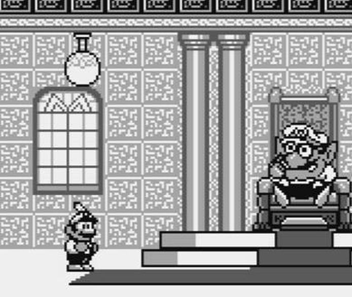 Wario's allereerste optreden in 'Super Mario Land 2' (1992).