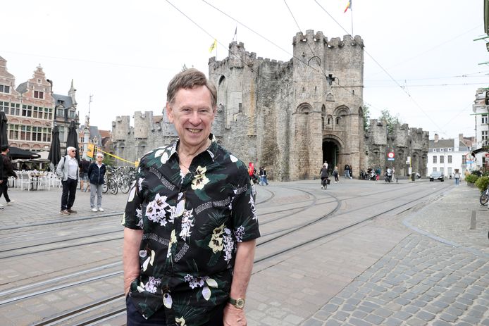 Koen Crucke aan het Gravensteen