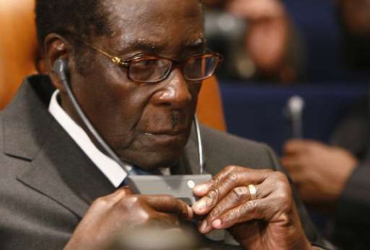 President Mugabe. Beeld UNKNOWN