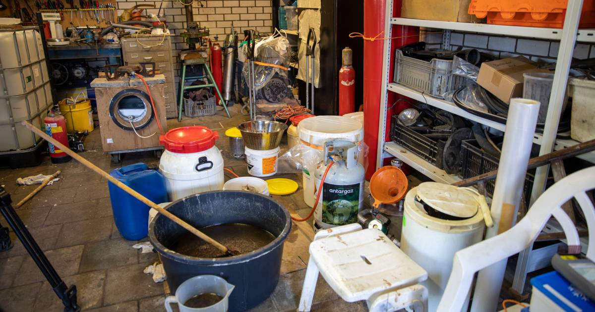 MDMA en crystal meth gemaakt in lab Oud Gastel drie aanhoudingen en