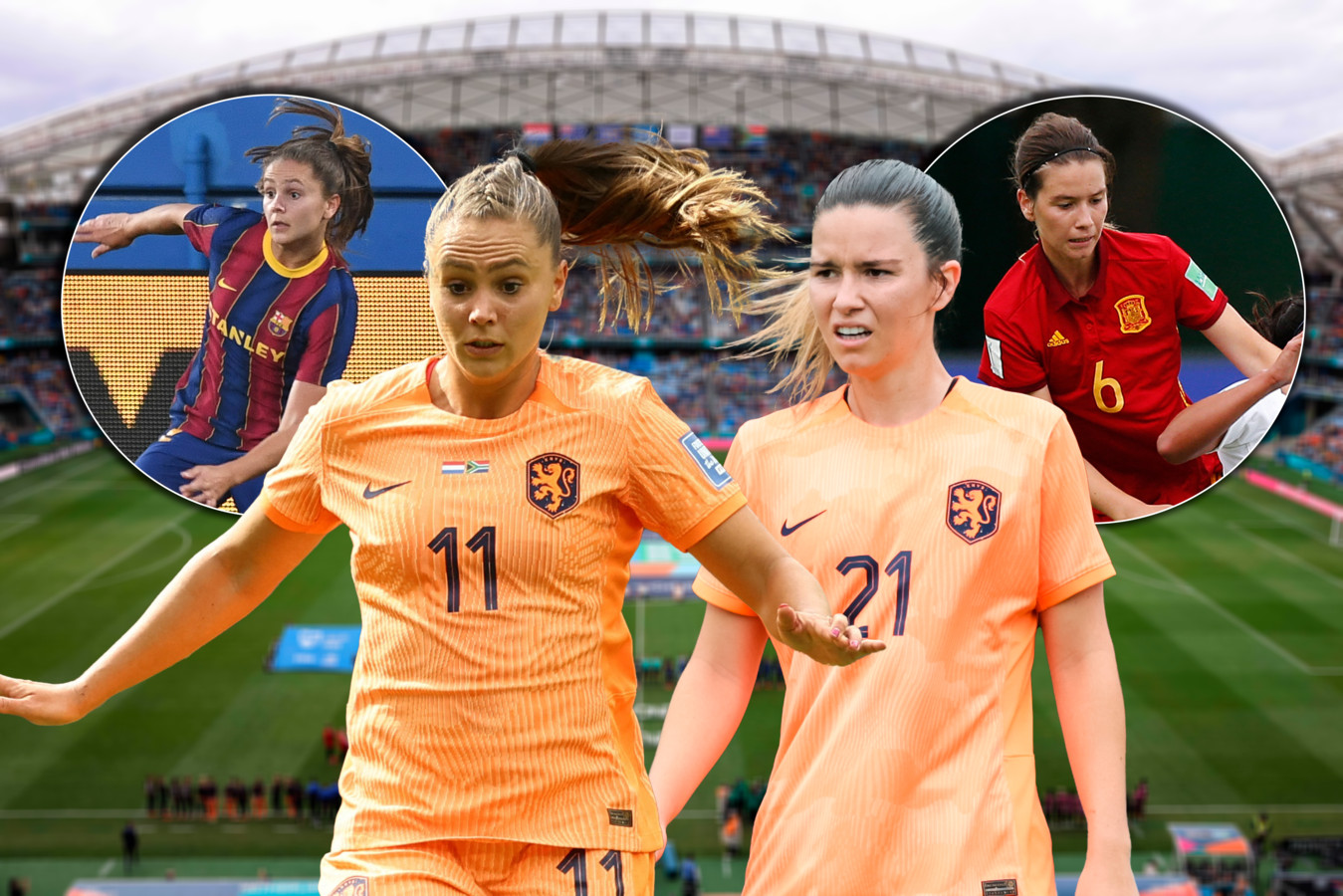 Speciaal duel met Spanje wacht voor Lieke Martens en Damaris Egurrola ...