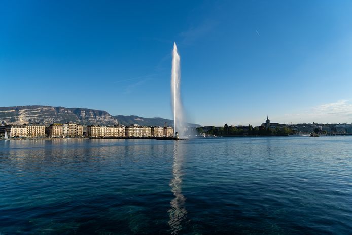 Jet d’eau in Genève, één van de toppers volgens Stephanie Duval.