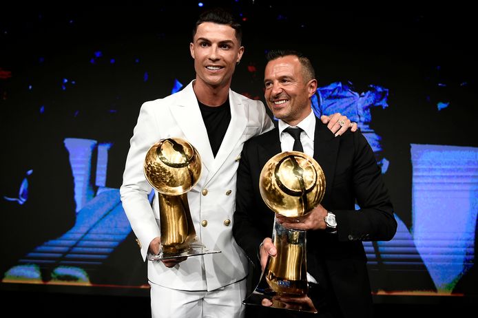 Cristiano Ronaldo e Jorge Mendes.