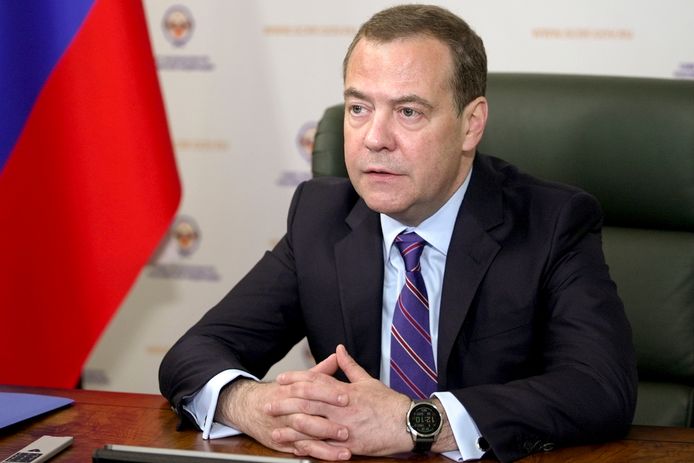 Vicevoorzitter van de nationale veiligheidsraad Dmitri Medvedev.