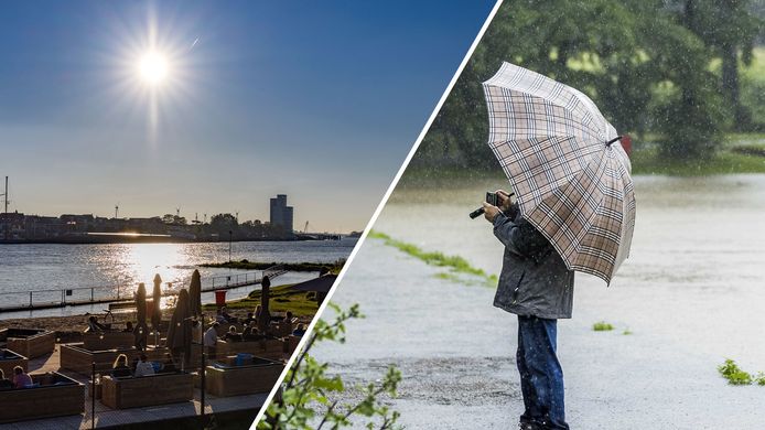 Een wisselvallige zomer met zon en regen: de ene ondernemer heeft er last van, terwijl de ander er juist voordeel van heeft.