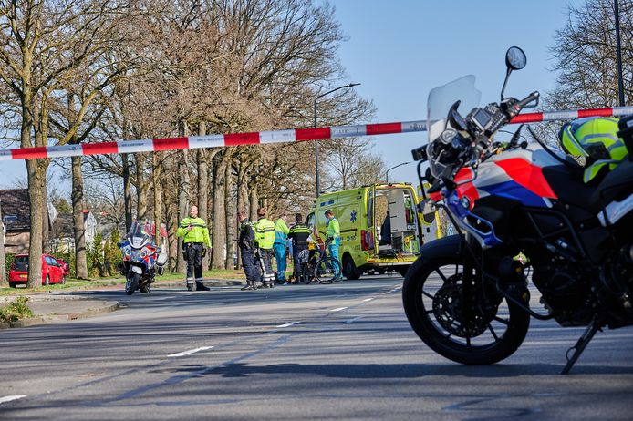 De fietsster raakte gewond bij de botsing vrijdagochtend in Breda.