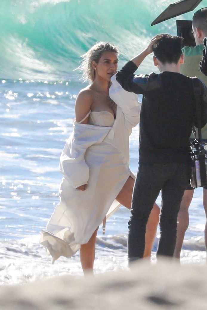 Kim Kardashian gaat naakt.