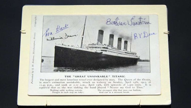 IJsberg Titanic onzichtbaar door Fata Morgana' | Trouw