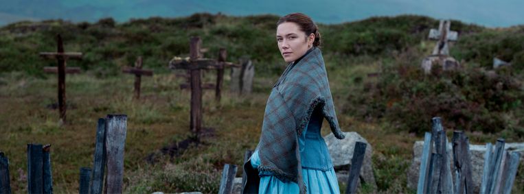 Florence Pugh als Lib Wright in ‘The Wonder’.
 Beeld Christopher Barr