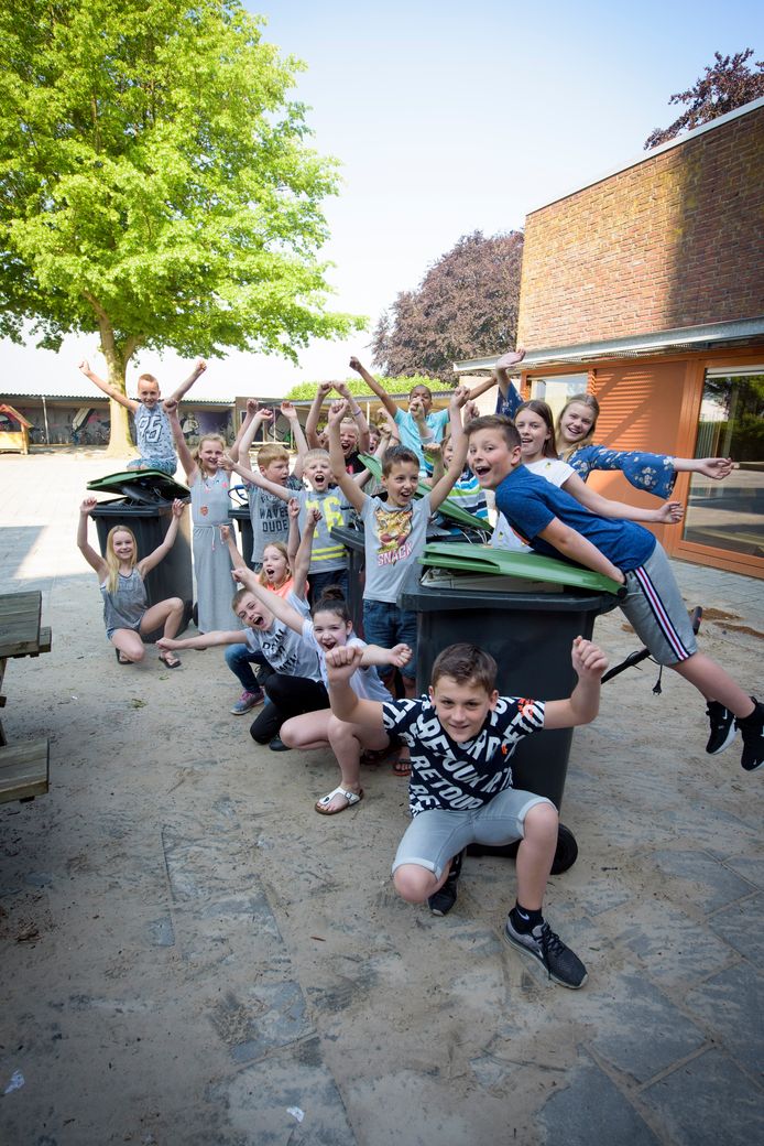 De kinderen van groep 6 van St. Jan Baptist.