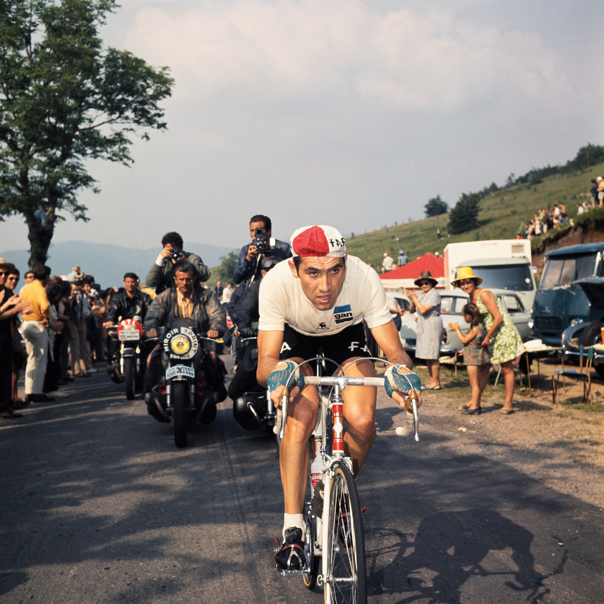 Eddy Merckx in de Tour de France van 1969.