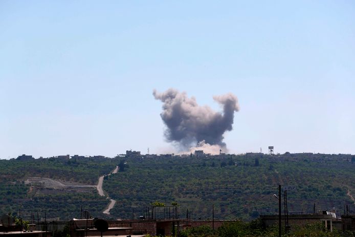 Bombardementen in Idlib