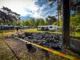 Explosie door brand in caravan op camping ’t Wolfsven in Mierlo: ‘Het was echt een vlammenzee’