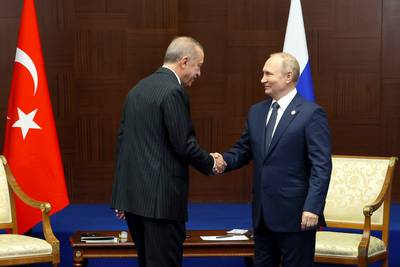 Kremlin: “Poetin en Erdogan hebben niet over Oekraïne gepraat”