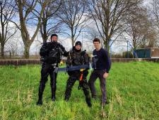Duikers in haven Doesburg: geen ongeluk of oefening maar zoektocht naar futuristisch bootonderdeel