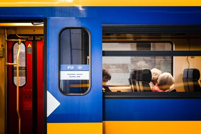 Een internationale trein van de NS.