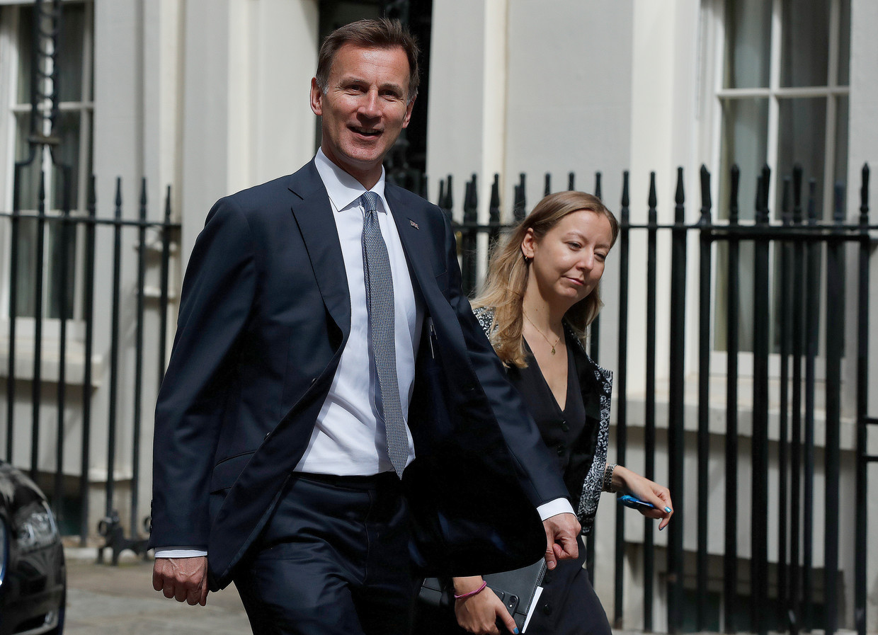 Jeremy Hunt, the new Treasury Secretary in Liz Truss' government.  AP . image