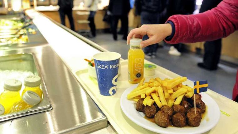 Gehaktballen bij Ikea op archiefbeeld. Beeld anp