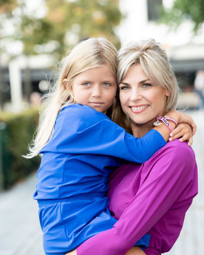 Tanja Dexters met haar dochter Valentina.