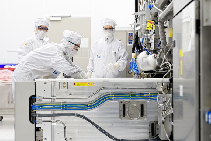 EUV-training bij ASML.