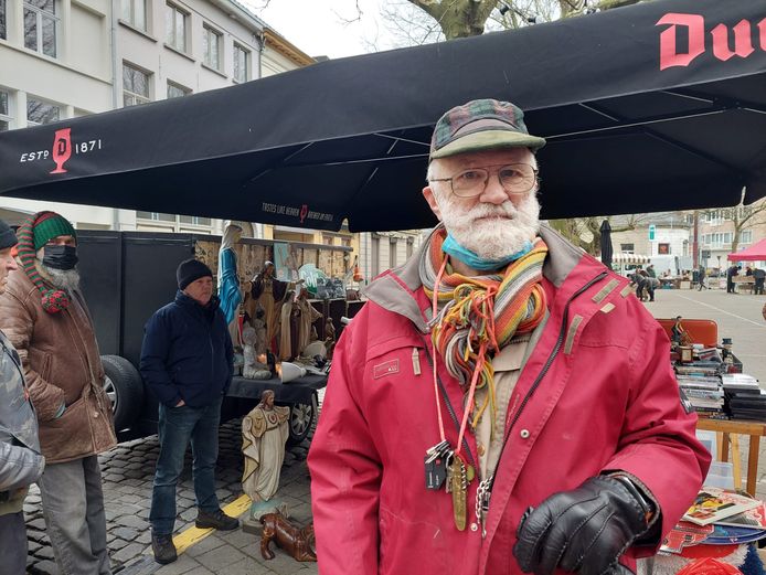 GENT - Jean Cracco, voorzitter van de brocantemarktvereniging aan Sint-Jacobs.
