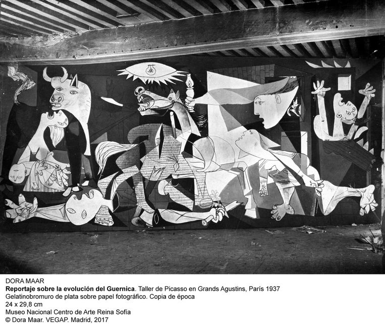 De schetsen van Picasso's meesterwerk Guernica hangen deze zomer in Musée  Picasso in Parijs | De Volkskrant